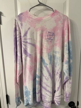 Disney spirit Jersey- pink, blue, purple tie-dye